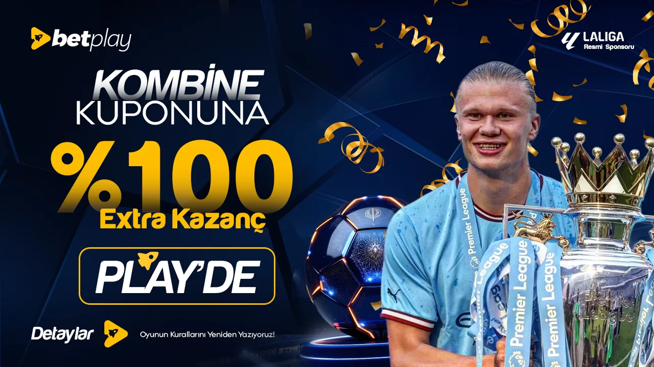 KOMBİNE KUPONUNA %100 EKSTRA KAZANÇ!