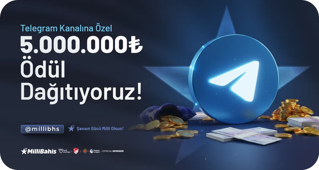 TELEGRAM ÖZEL MILLIONAIRE JACKPOT ÇEKİLİŞ